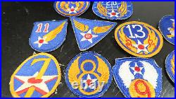 WWII US Army Air Corps Force Patch Lot 1 to 20 and Extras