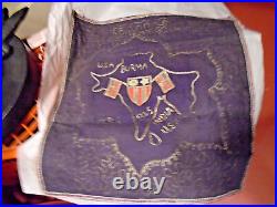 WWII US Army Air Corps Hump Pilot Souvenir Pillow Cover from Burma C-1