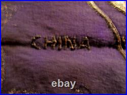WWII US Army Air Corps Hump Pilot Souvenir Pillow Cover from Burma C-1