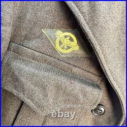 WWII US Army Air Corps Ike Uniform Jacket Felt AAC Patch