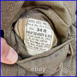 WWII US Army Air Corps Ike Uniform Jacket Felt AAC Patch