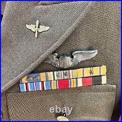 WWII US Army Air Corps Named Officer Uniform Bullion 10th AAC CBI Patches