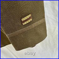 WWII US Army Air Corps Named Officer Uniform Bullion 10th AAC CBI Patches