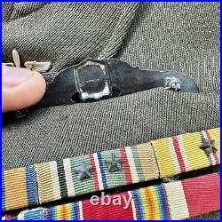 WWII US Army Air Corps Named Officer Uniform Bullion 10th AAC CBI Patches