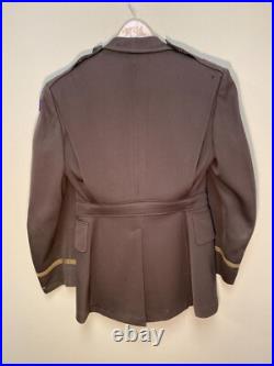 WWII US Army Air Corps Officer Jacket with Bullion Embroidered patch VERY RARE