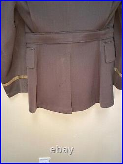 WWII US Army Air Corps Officer Jacket with Bullion Embroidered patch VERY RARE