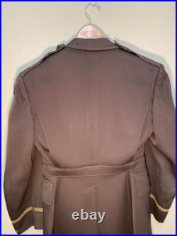 WWII US Army Air Corps Officer Jacket with Bullion Embroidered patch VERY RARE