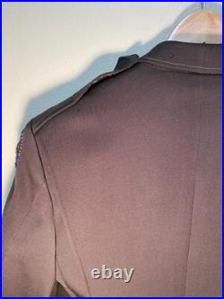 WWII US Army Air Corps Officer Jacket with Bullion Embroidered patch VERY RARE