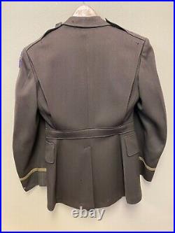 WWII US Army Air Corps Officer Jacket with Bullion Embroidered patch VERY RARE