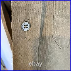 WWII US Army Air Corps Officers Shirt Patched Felt 4th AAC