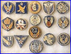 WWII US Army Air Corps Patches Collection
