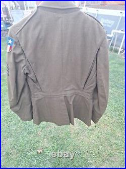 WWII US Army Air Corps Sergeant Uniform CBI Patched Pacific