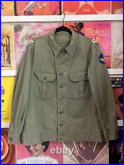 WWII US Army Air Force 1st Pattern HBT Jacket Patches 1940s