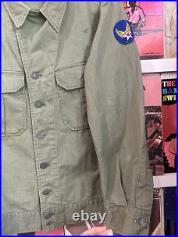 WWII US Army Air Force 1st Pattern HBT Jacket Patches 1940s