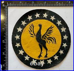 WWII US Army Air Force AAF 19th Fighter Squadron Leather PEARL HARBOR UNIT Patch