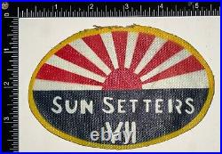 WWII US Army Air Force AAF VIl 7th Fighter Command Squadron Sun Setters Patch