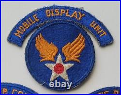 WWII US Army Air Force Patches Tabs WWII complete group