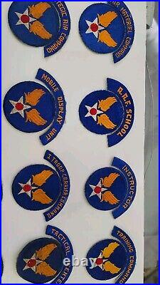 WWII US Army Air Force Patches Tabs WWII complete group