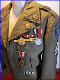 WWII US Army Airways Communication Systems/A. A. C. S Full Bullion Uniform