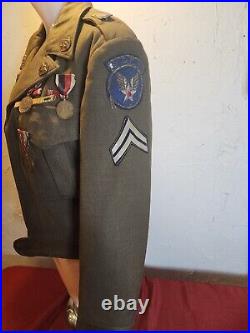 WWII US Army Airways Communication Systems/A. A. C. S Full Bullion Uniform