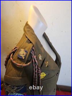 WWII US Army Airways Communication Systems/A. A. C. S Full Bullion Uniform