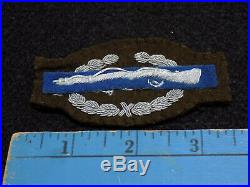 WWII US Army CIB Combat Infantry Badge Bullion Patch Theater Made Felt