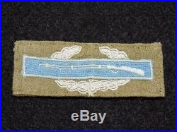 WWII US Army CIB Combat Infantry Badge Patch Theater Made