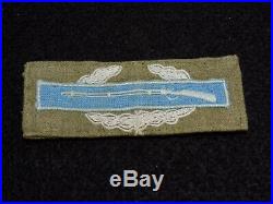 WWII US Army CIB Combat Infantry Badge Woven Patch Theater Made