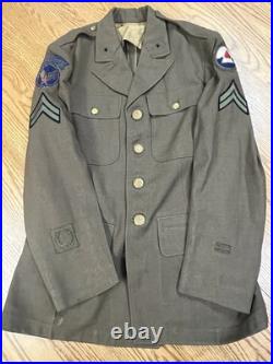 WWII US Army Coat Theater Made Iceland Base Command Air Transport Command Patch