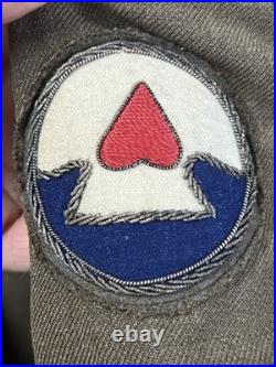 WWII US Army Coat Theater Made Iceland Base Command Air Transport Command Patch