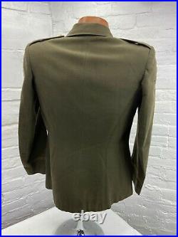 WWII US Army Female Officers Patched Dress Jacket North Africa/1st Armored