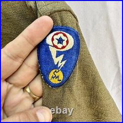 WWII US Army Flannel Shirt Patched Manhattan Project A-Bomb