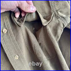 WWII US Army Forward Officer Shirt Patched Middle East Command