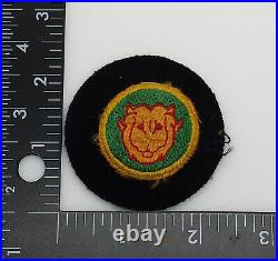 WWII US Army Golden Lions 106th Infantry Division Theater Made Patch