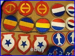 WWII US Army Ground Forces Pacific Atlantic Hawaiian N. African Canada -25 patch