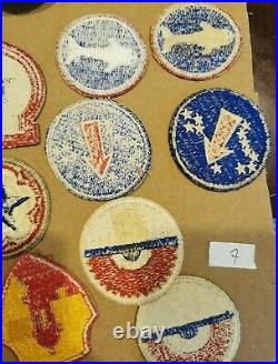 WWII US Army Ground Forces Pacific Atlantic Hawaiian N. African Canada -25 patch