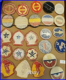 WWII US Army Ground Forces Pacific Atlantic Hawaiian N. African Canada -25 patch