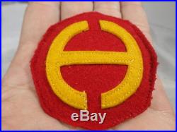 WWII US Army Hawaiian Department Felt Patch with Metal Backing