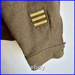 WWII US Army Ike Jacket English Made 2nd Infantry Division Patch
