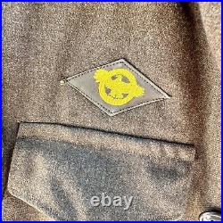 WWII US Army Ike Uniform Patched 12th Div Army Air Corps