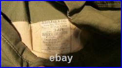 WWII US Army M-1943 Field Jacket (1945 Dated) 9th Infantry Division Patch Hood