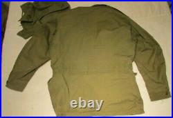 WWII US Army M-1943 Field Jacket (1945 Dated) 9th Infantry Division Patch Hood