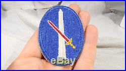 WWII US Army Military District of Washington DC Blue Border NO RED BORDER PATCH