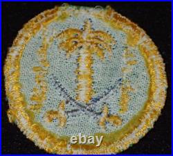 WWII US Army Mission to Saudi Arabia SSI Shoulder Patch Theater Made, Ex. RARE