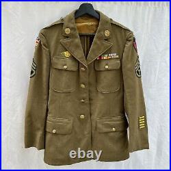 WWII US Army Named Uniform Theatre Made Patches Ledo Road CBI