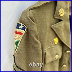 WWII US Army Named Uniform Theatre Made Patches Ledo Road CBI
