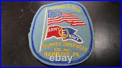 WWII US Army Navy E For Production Patch Efficiency Burkey Underwear Award