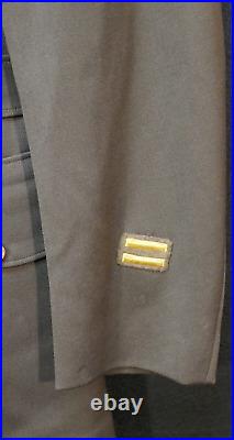 WWII US Army Pacific Officers Chocolate Brown Uniform 40L 1942 Dated MUC 1 Year