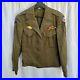 WWII US Army Patched Ike Jacket Uniform Pacific Ocean Area Anti Aircraft