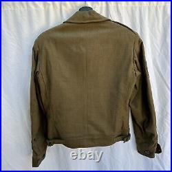 WWII US Army Patched Ike Jacket Uniform Pacific Ocean Area Anti Aircraft